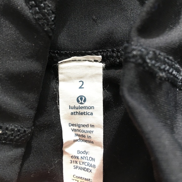 Lululemon Fall/Winter Running Pants (2, black) - Picture 3 of 4